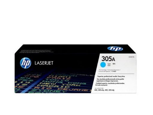 TONER ORIGINAL HP 305A LASERJET CYAN Référence: CE411A
