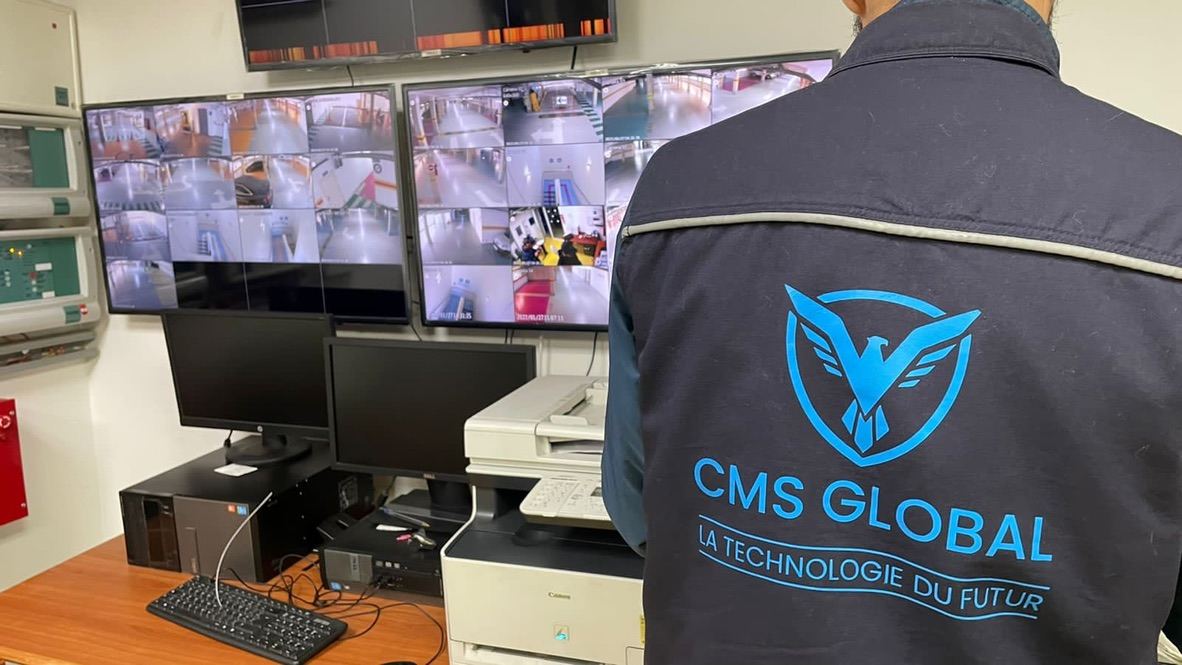 Poste de supervision vidéosurveillance CMS GLOBAL Tanger