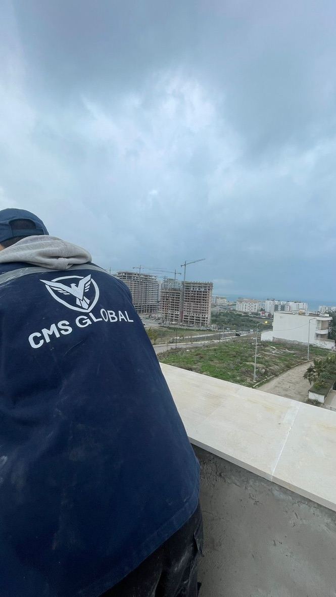 Installation caméras en toiture CMS GLOBAL Tanger